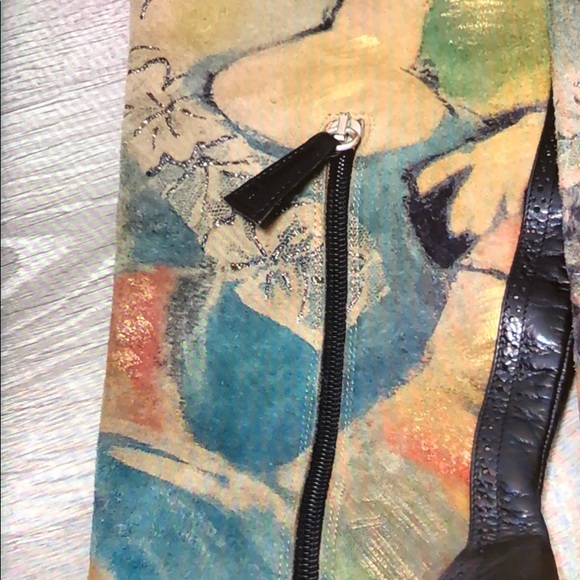 ‼️SOLD‼️Marino Fabiani Italy Hand Painted Boots - Picture 5 of 11